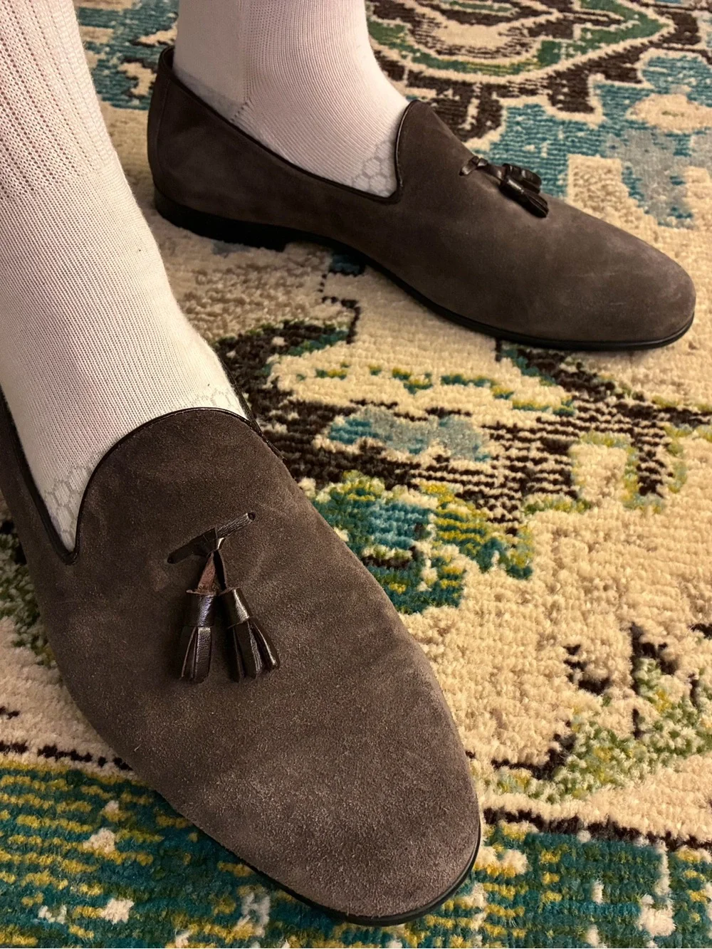 Doucal's Suede Tassel Loafers - Picture 9 of 9